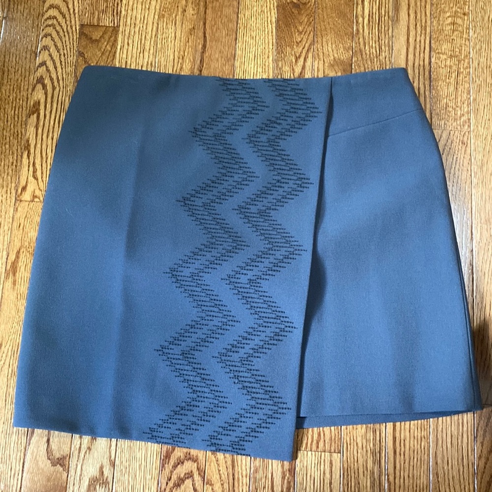 Grey A-Line Skirt